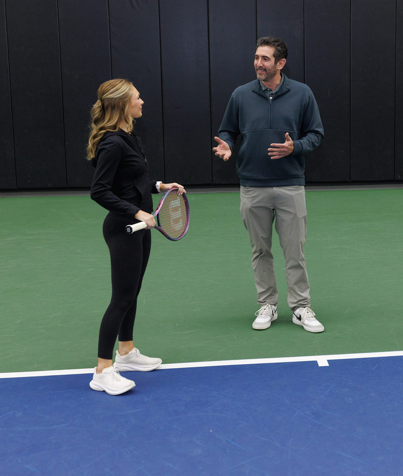 Athlete in individual coaching session with Dr. Mike building mental skills for sport performance